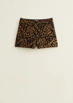 Short met pailletten