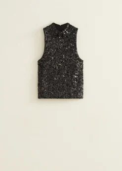 Singlet met pailletten