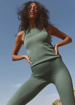 Singlet met rib