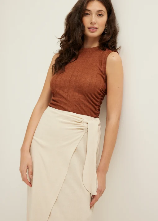 Singlet met rimpel details