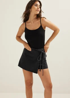 Singlet met spaghettibandjes