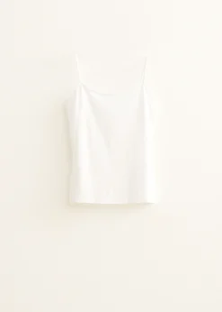 Singlet met spaghettibandjes