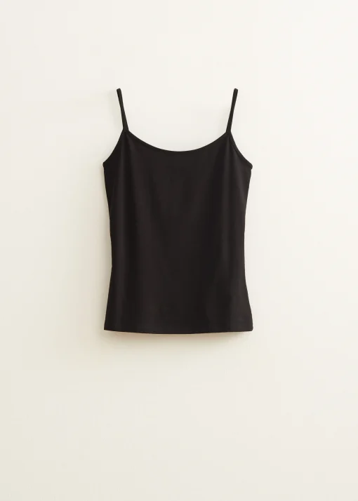 Singlet met spaghettibandjes