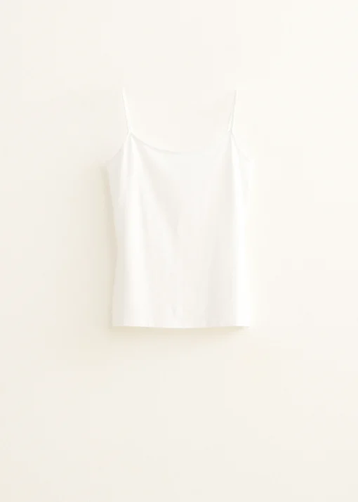 Singlet met spaghettibandjes