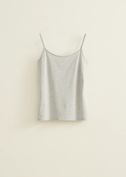 Singlet met spaghettibandjes