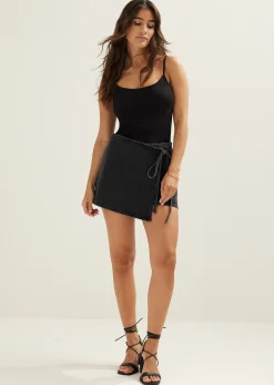 Singlet met spaghettibandjes