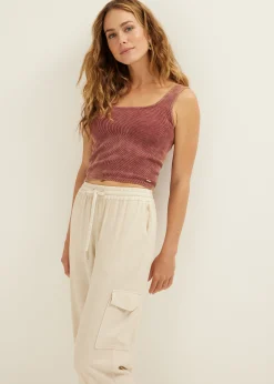 Singlet met verwassen look