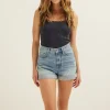 Singlet met verwassen look