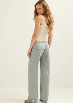 Singlet met verwassen look