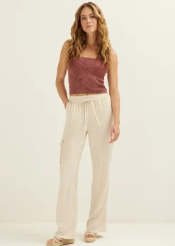 Singlet met verwassen look