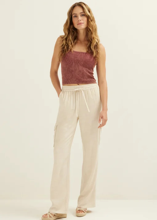 Singlet met verwassen look