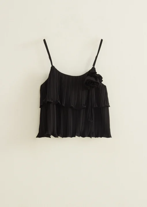 Singlet van plissé