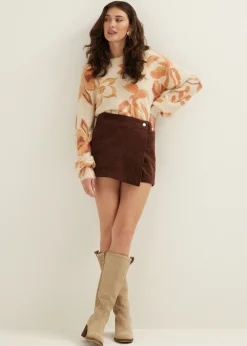 Skort corduroy