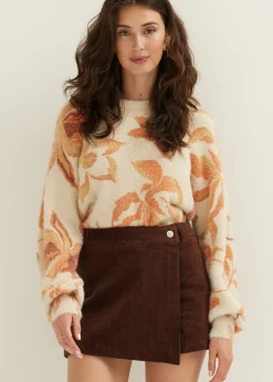 Skort corduroy