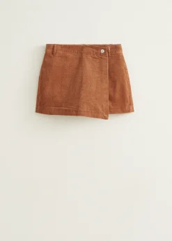 Skort corduroy