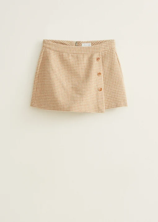 Skort met geruit patroon