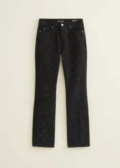 Straight jeans claire bloemen