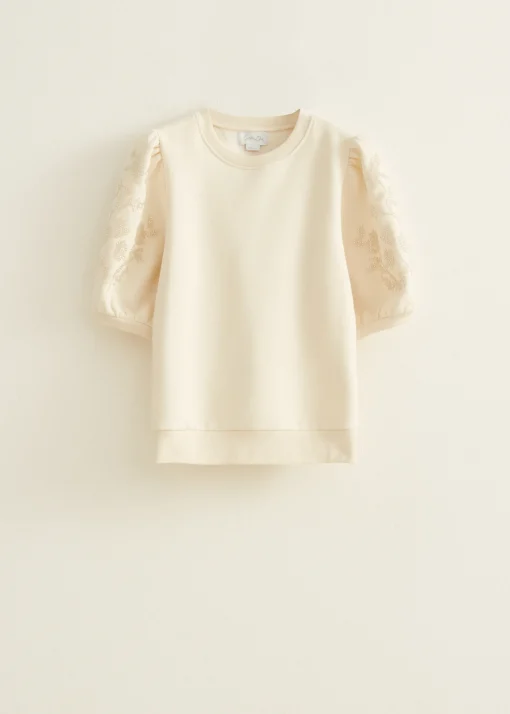 Sweater geborduurde kralen