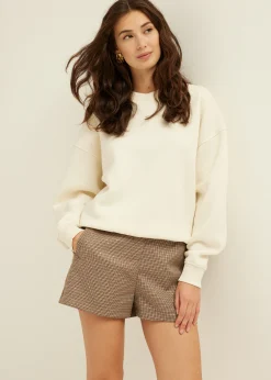 Sweater met backprint