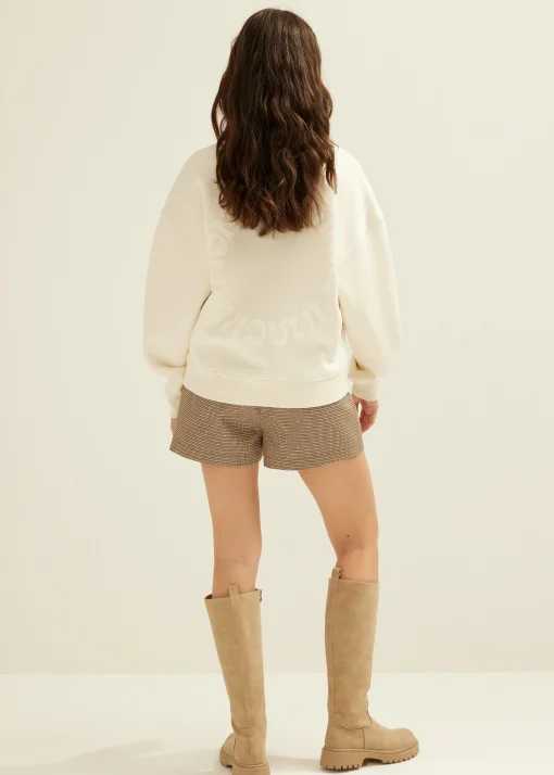 Sweater met backprint