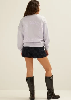 Sweater met backprint