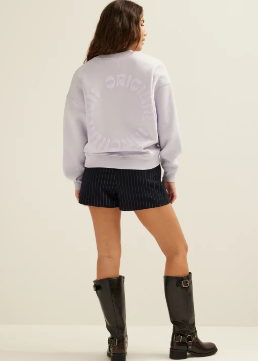 Sweater met backprint