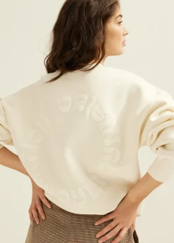 Sweater met backprint