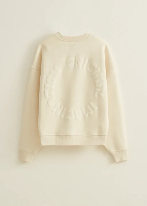 Sweater met backprint