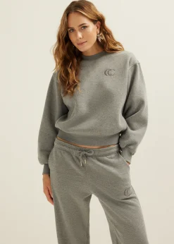 Sweater met glitter effect