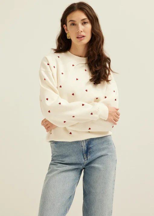Sweater met hartjes