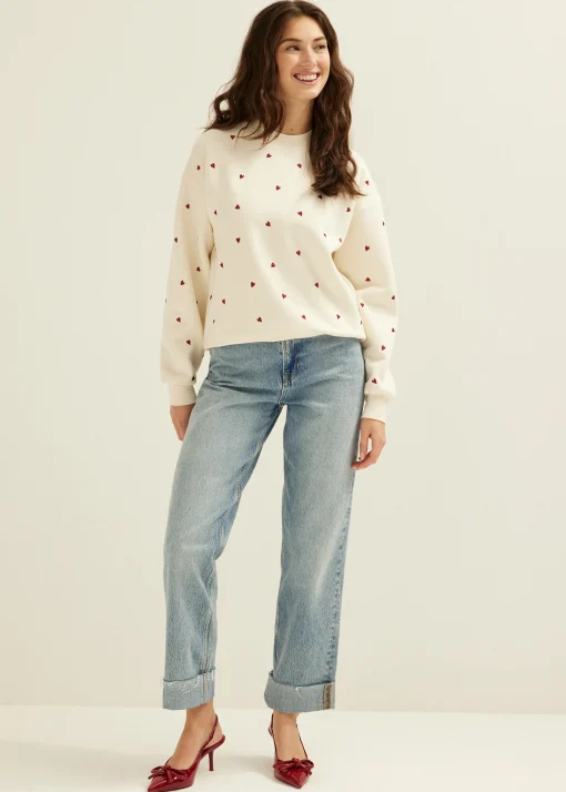Sweater met hartjes