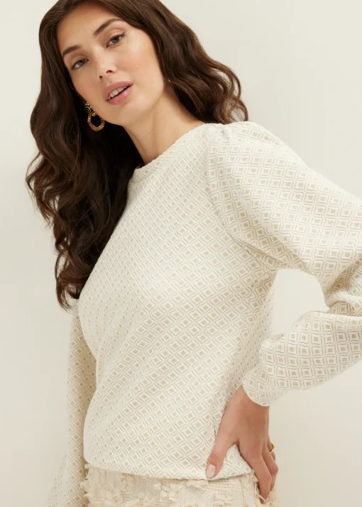 Sweater met lurex