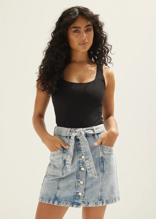 Tanktop met brede bandjes