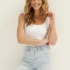 Tanktop met brede bandjes