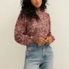 Top met all-over print