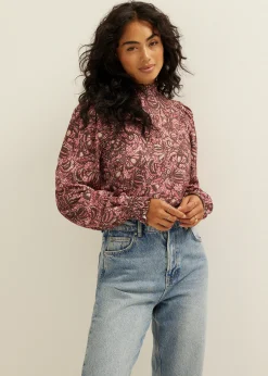 Top met all-over print