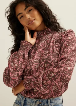 Top met all-over print
