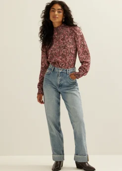 Top met all-over print