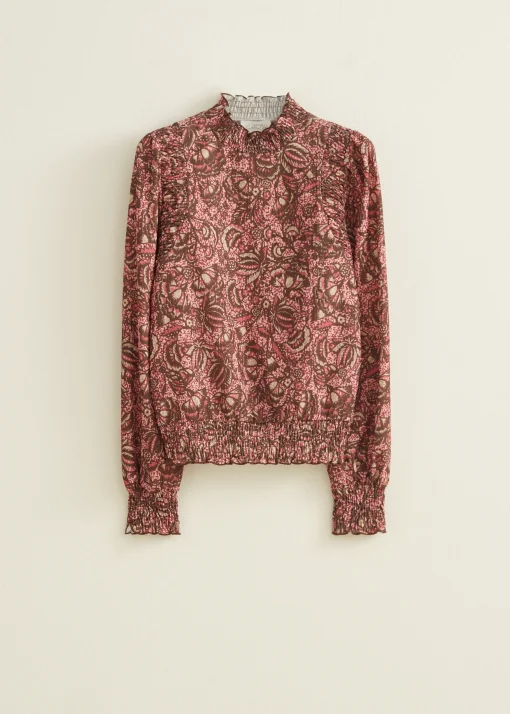 Top met all-over print