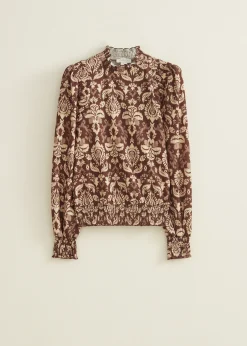 Top met all-over print