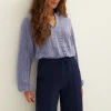 Top met crochet details