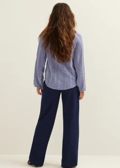 Top met crochet details