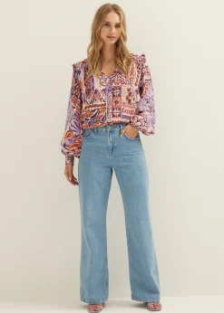 Top met crochet details