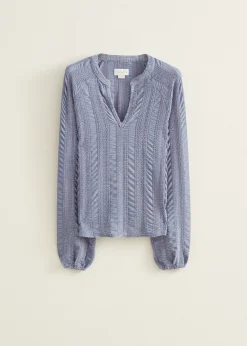 Top met crochet details