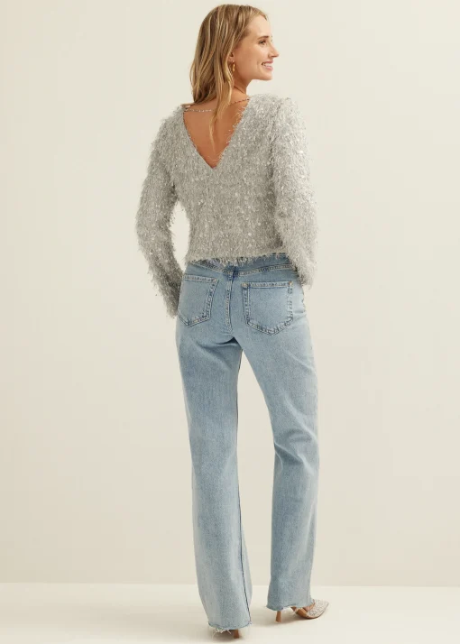 Top met lage rug