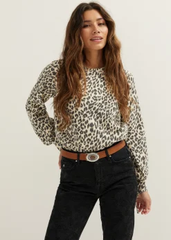 Top met print