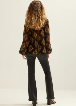 Top met print
