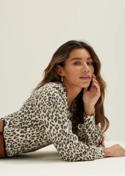 Top met print