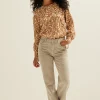 Top met print