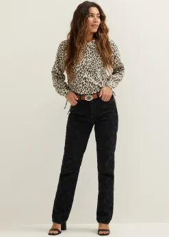 Top met print